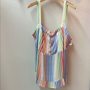 DAVI & DANI Multicolor Striped Camisole NWT